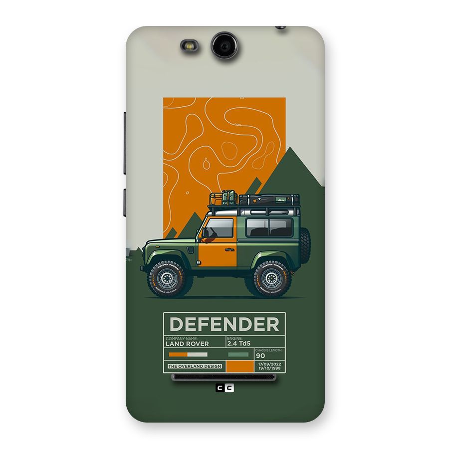 The Defence Car Back Case for Canvas Juice 3 Q392