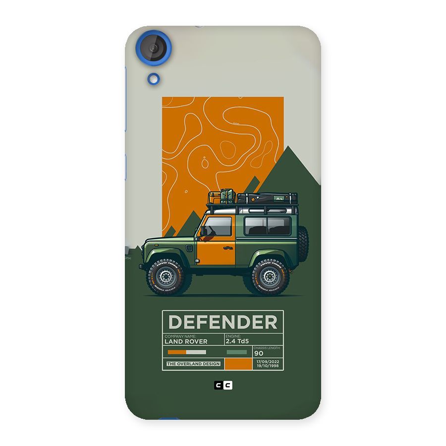 The Defence Car Back Case for Desire 820