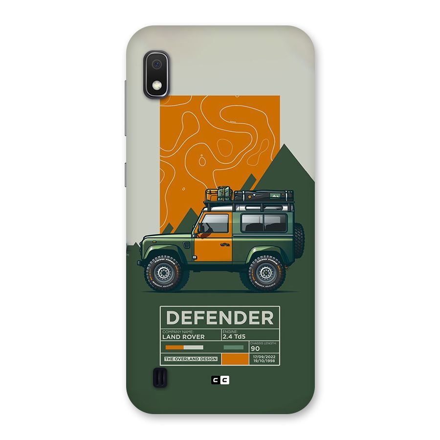 The Defence Car Back Case for Galaxy A10