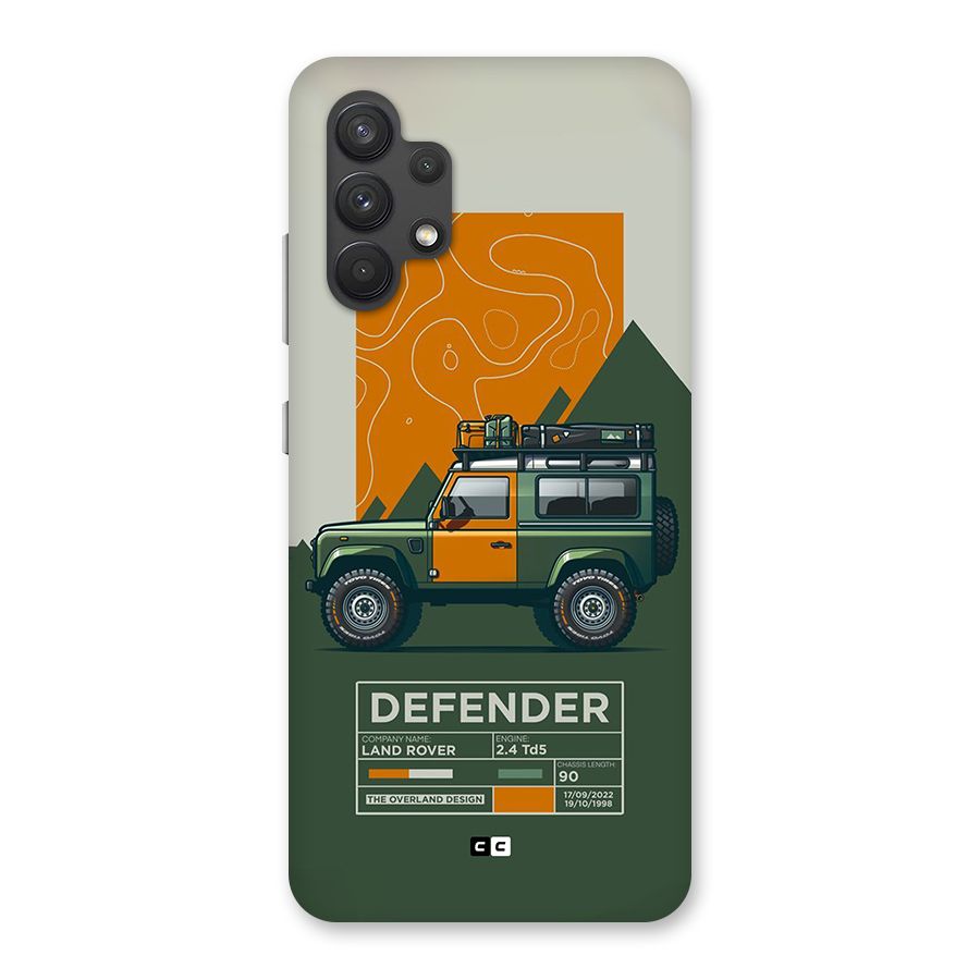 The Defence Car Back Case for Galaxy A32