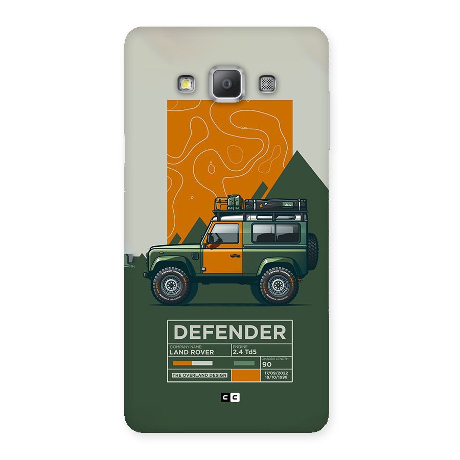The Defence Car Back Case for Galaxy A7