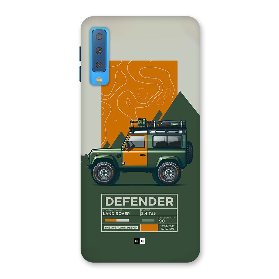 The Defence Car Back Case for Galaxy A7 (2018)