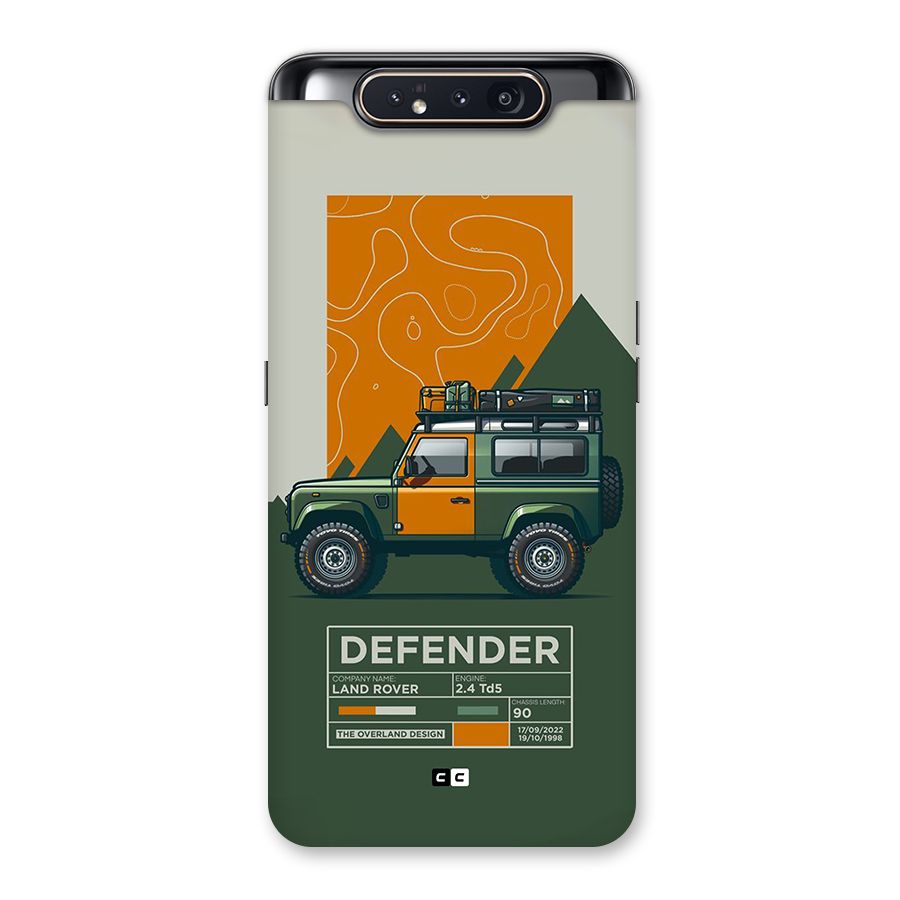The Defence Car Back Case for Galaxy A80