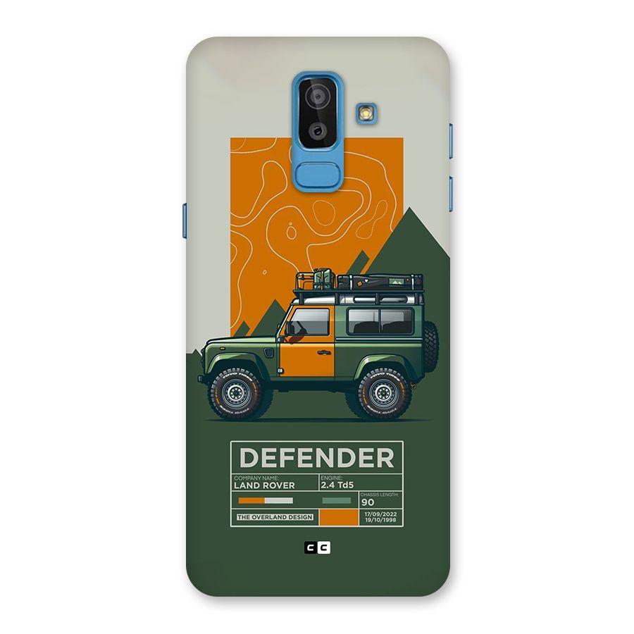 The Defence Car Back Case for Galaxy J8