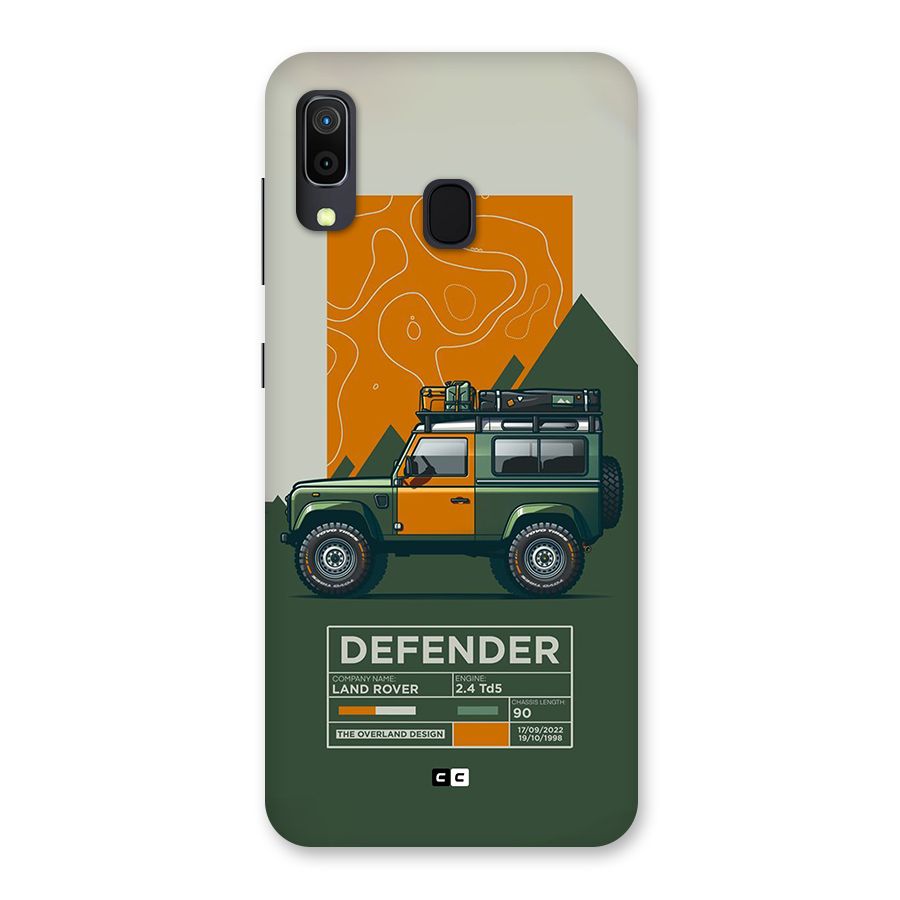 The Defence Car Back Case for Galaxy M10s