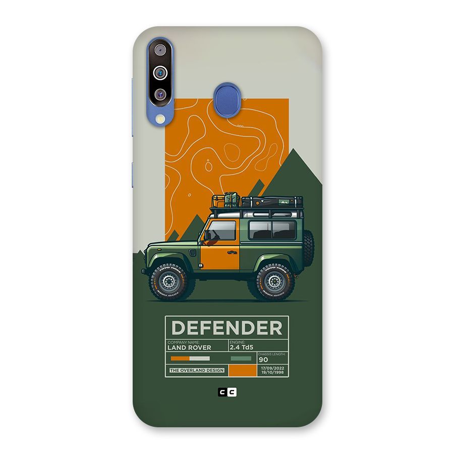 The Defence Car Back Case for Galaxy M30