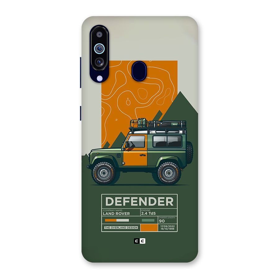 The Defence Car Back Case for Galaxy M40