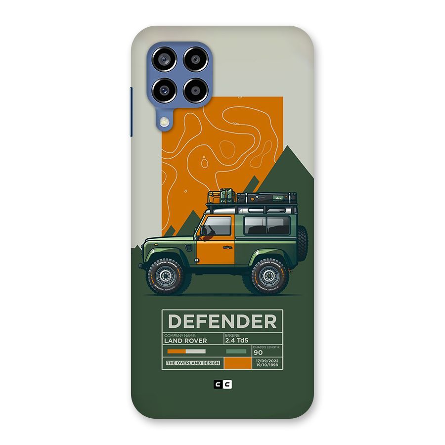 The Defence Car Back Case for Galaxy M53 5G