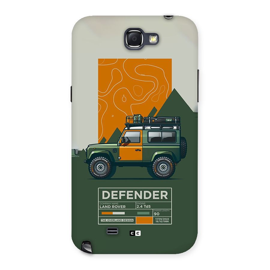 The Defence Car Back Case for Galaxy Note 2