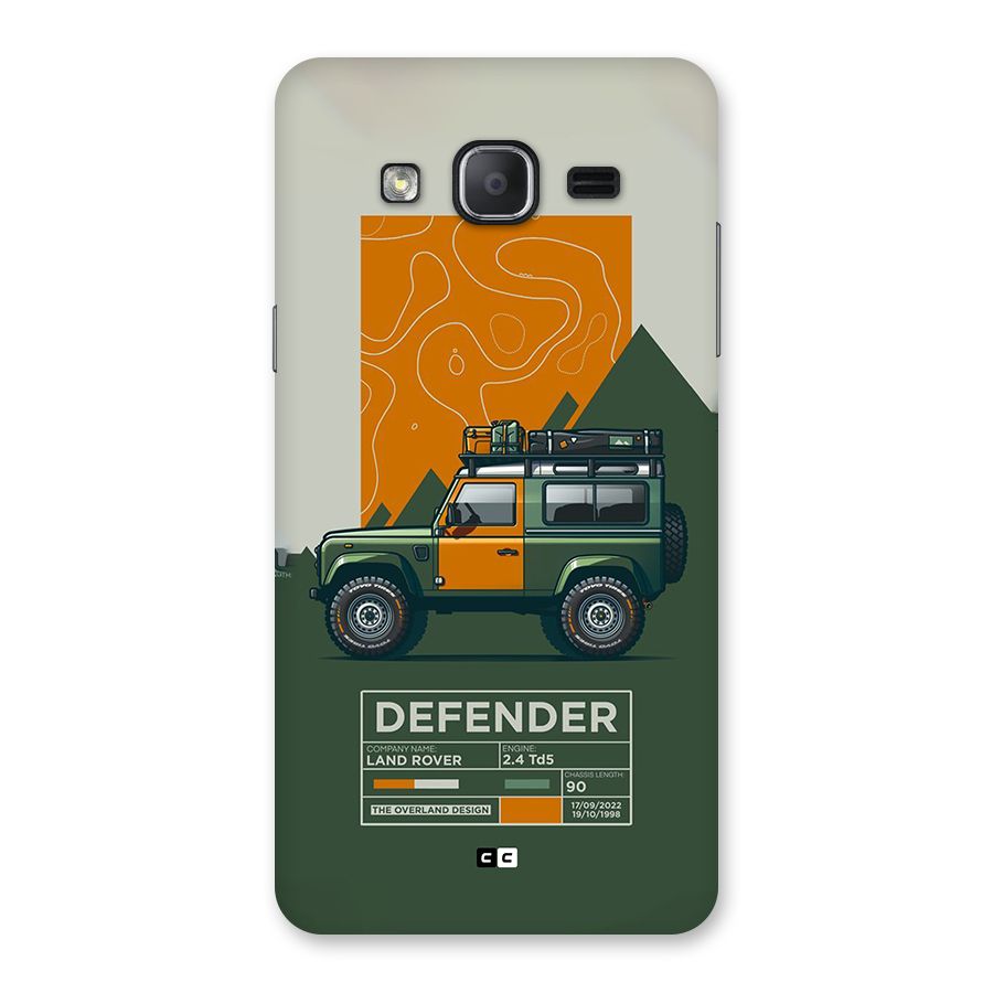 The Defence Car Back Case for Galaxy On7 Pro