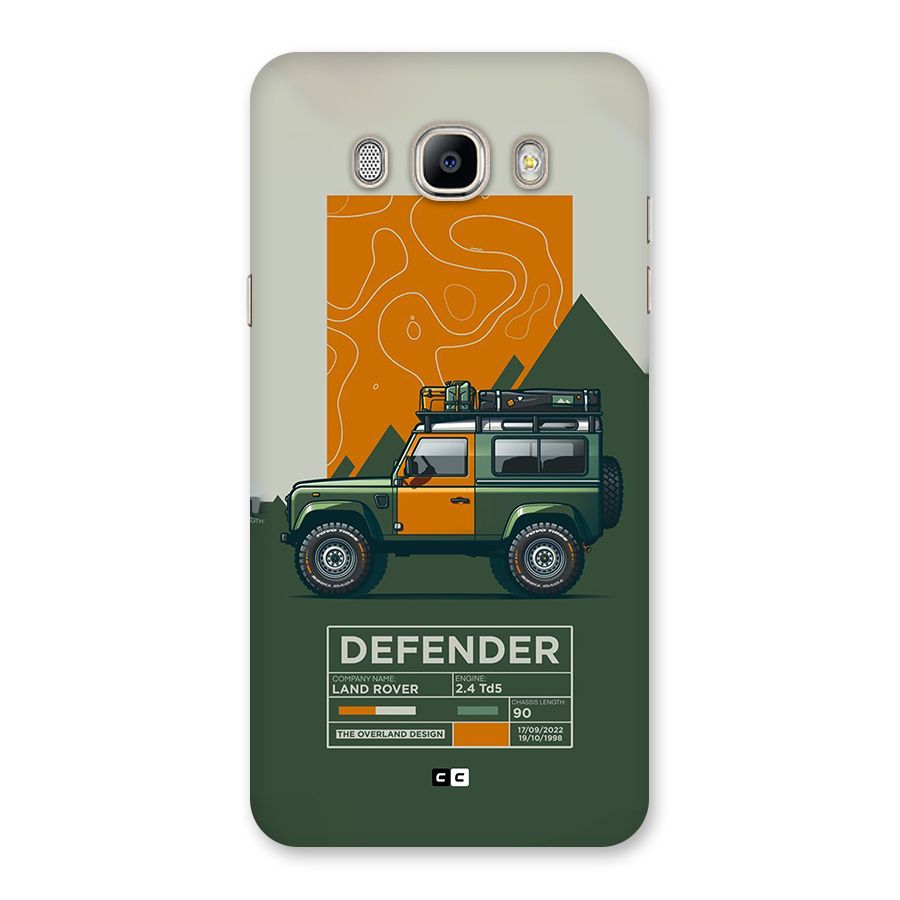 The Defence Car Back Case for Galaxy On8