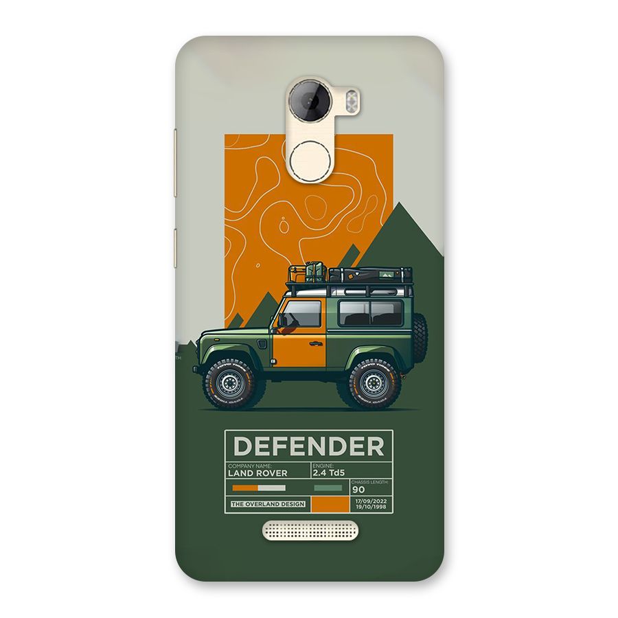 The Defence Car Back Case for Gionee A1 LIte