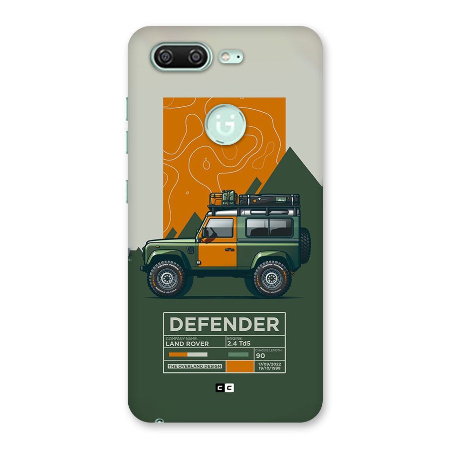 The Defence Car Back Case for Gionee S10