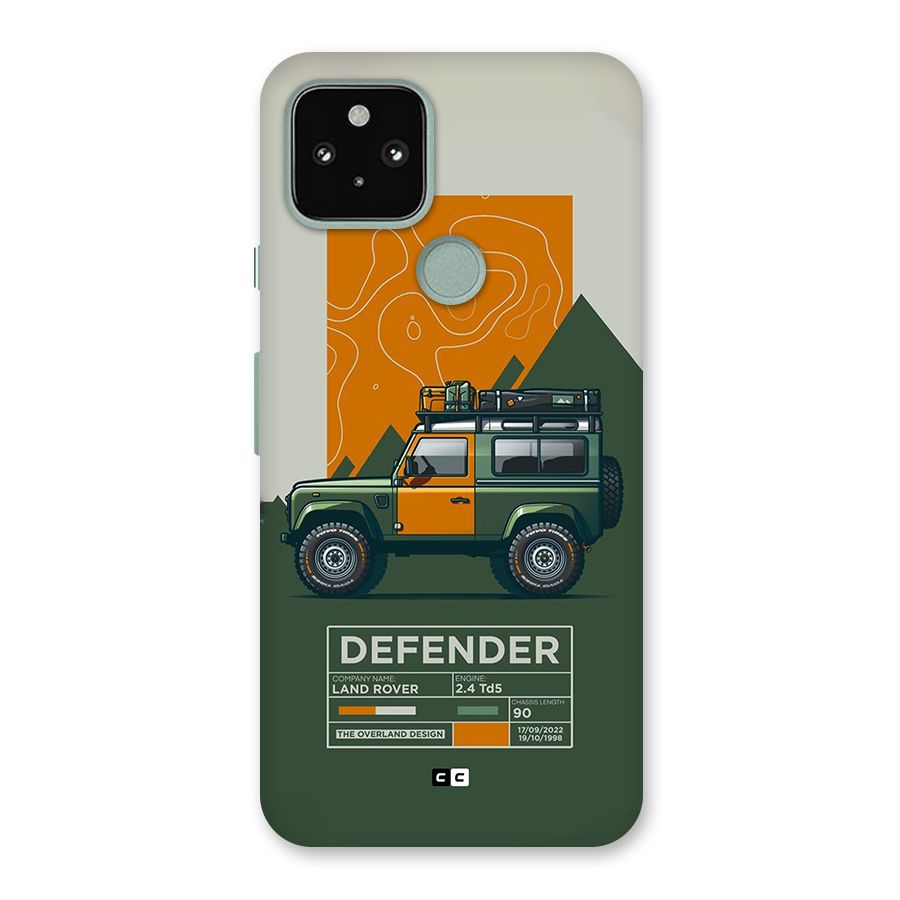 The Defence Car Back Case for Google Pixel 5
