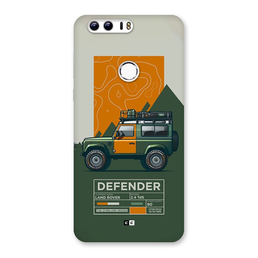 The Defence Car Back Case for Honor 8
