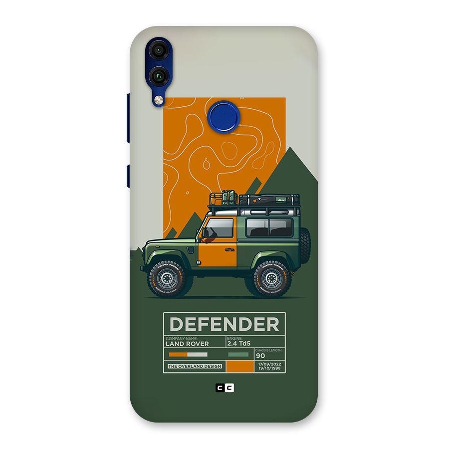 The Defence Car Back Case for Honor 8C