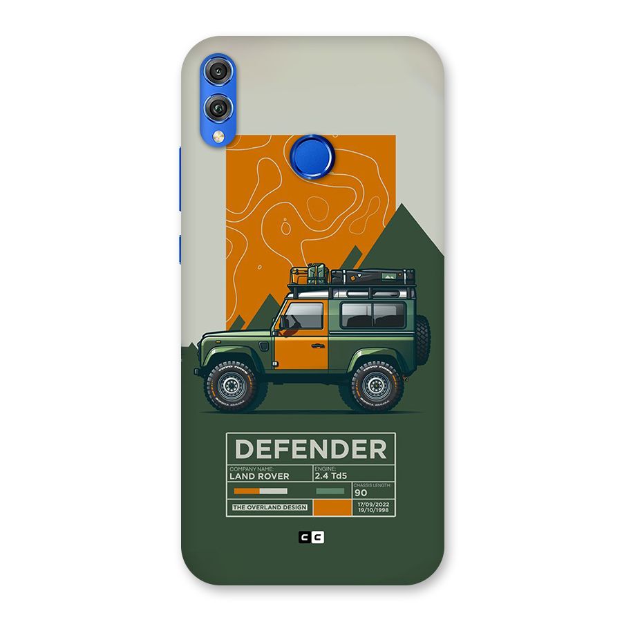 The Defence Car Back Case for Honor 8X