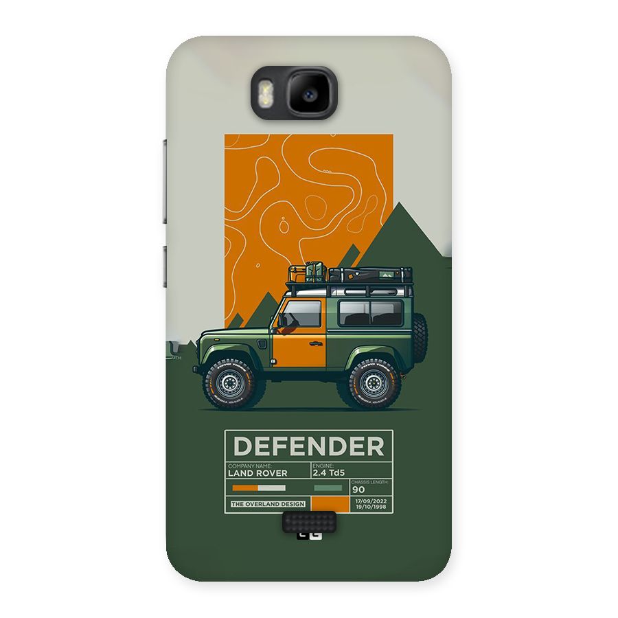 The Defence Car Back Case for Honor Bee