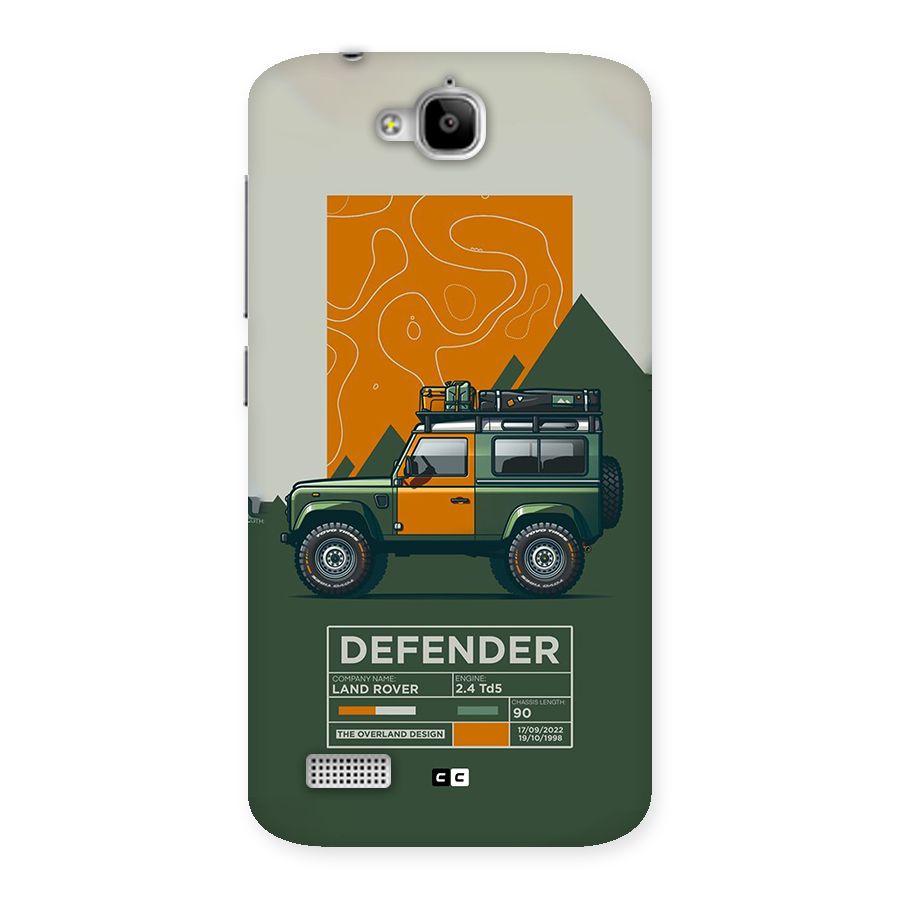 The Defence Car Back Case for Honor Holly