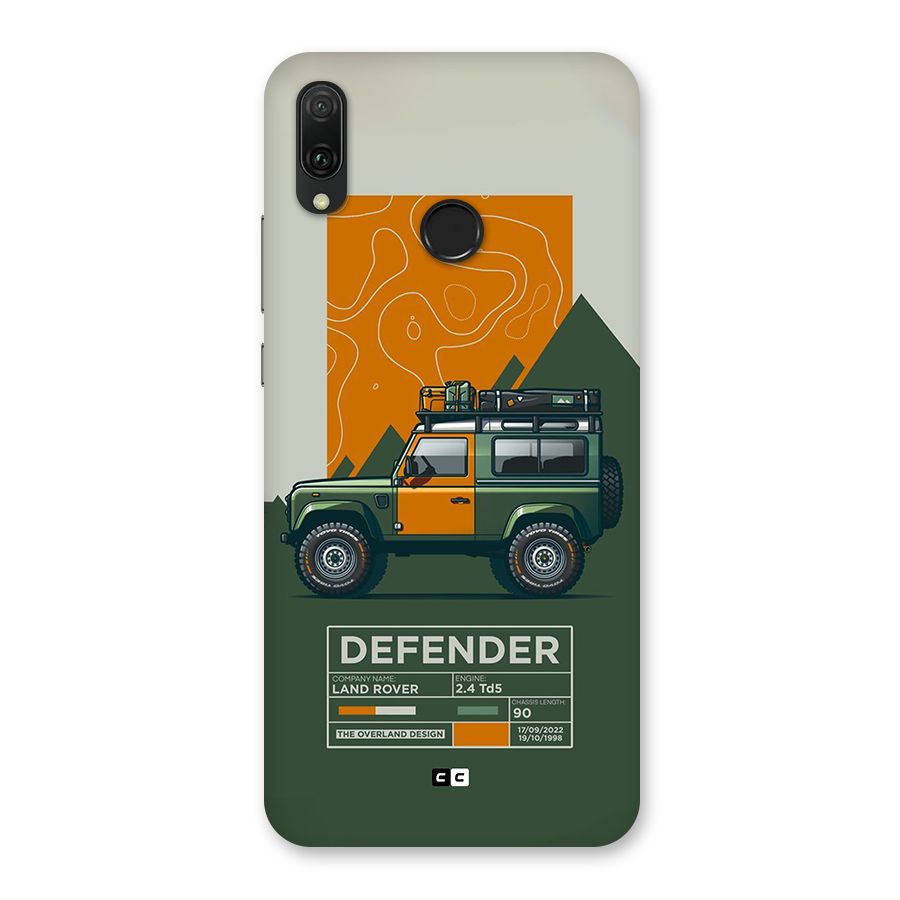 The Defence Car Back Case for Huawei Y9 (2019)