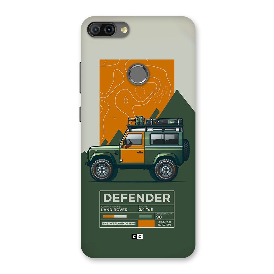 The Defence Car Back Case for Infinix Hot 6 Pro