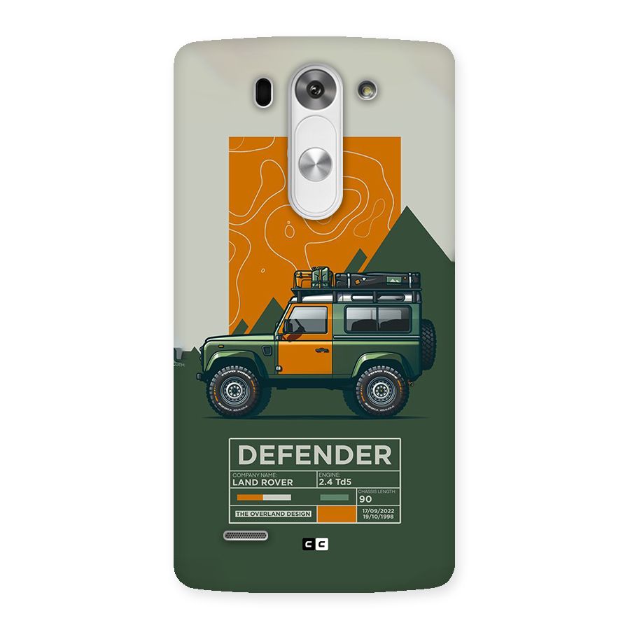 The Defence Car Back Case for LG G3 Beat