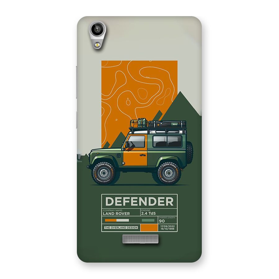 The Defence Car Back Case for Lava Pixel V1