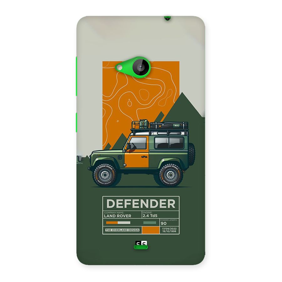 The Defence Car Back Case for Lumia 535
