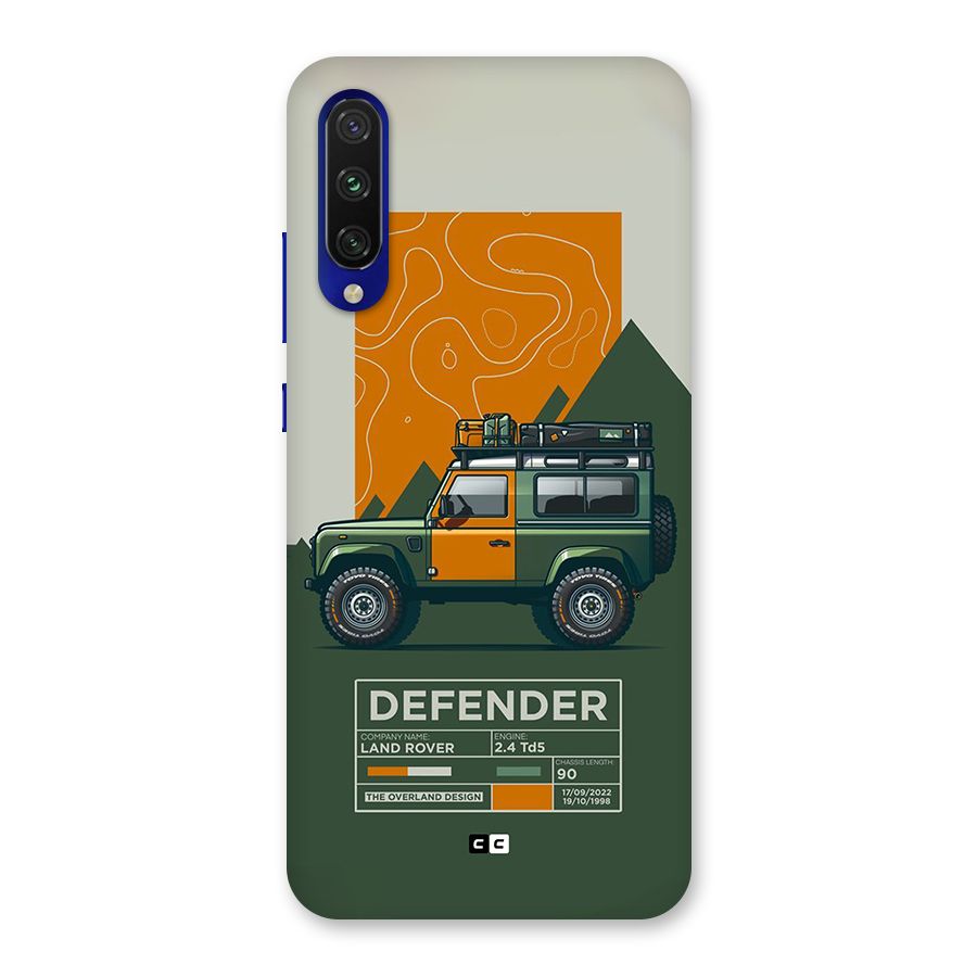 The Defence Car Back Case for Mi A3