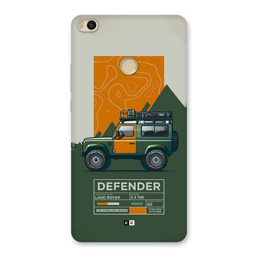 The Defence Car Back Case for Mi Max 2