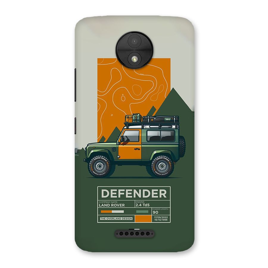 The Defence Car Back Case for Moto C