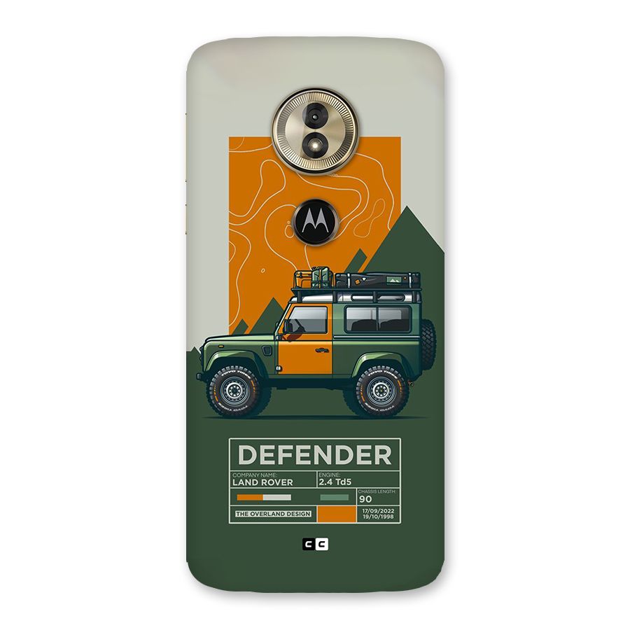 The Defence Car Back Case for Moto G6 Play