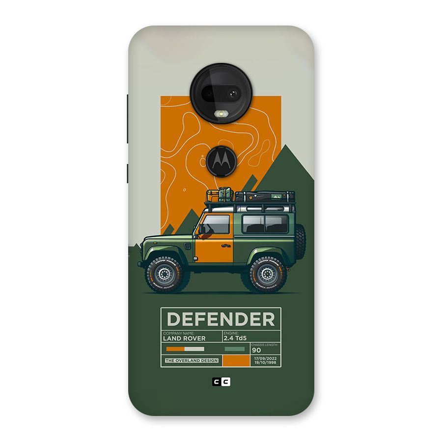 The Defence Car Back Case for Moto G7