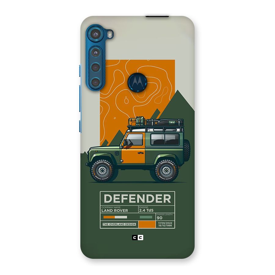 The Defence Car Back Case for Motorola One Fusion Plus