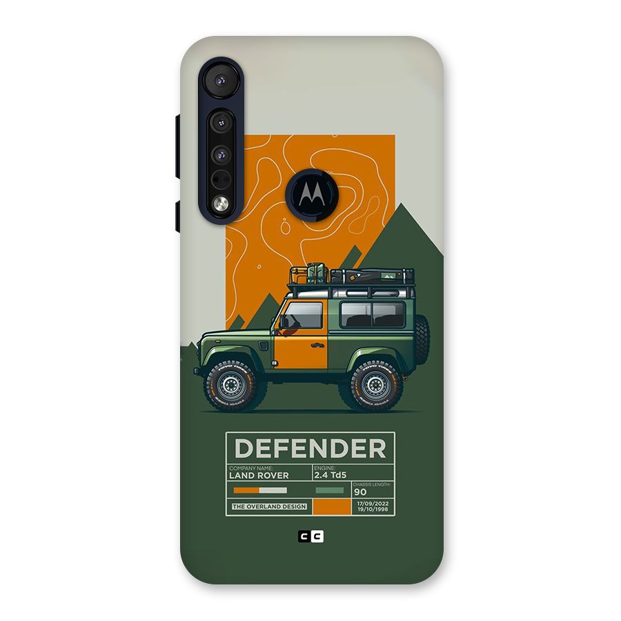 The Defence Car Back Case for Motorola One Macro
