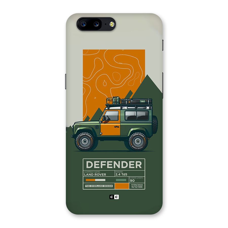 The Defence Car Back Case for OnePlus 5