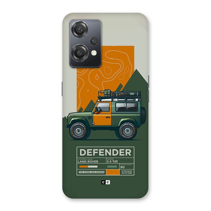 The Defence Car Back Case for OnePlus Nord CE 2 Lite 5G