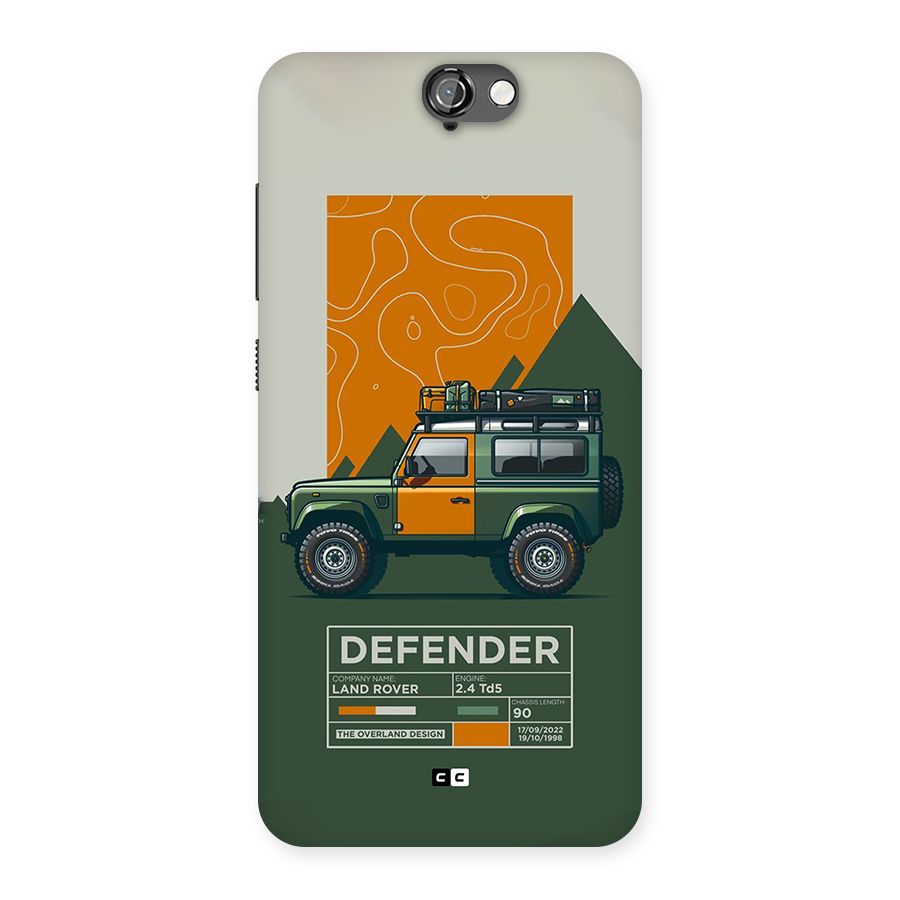The Defence Car Back Case for One A9