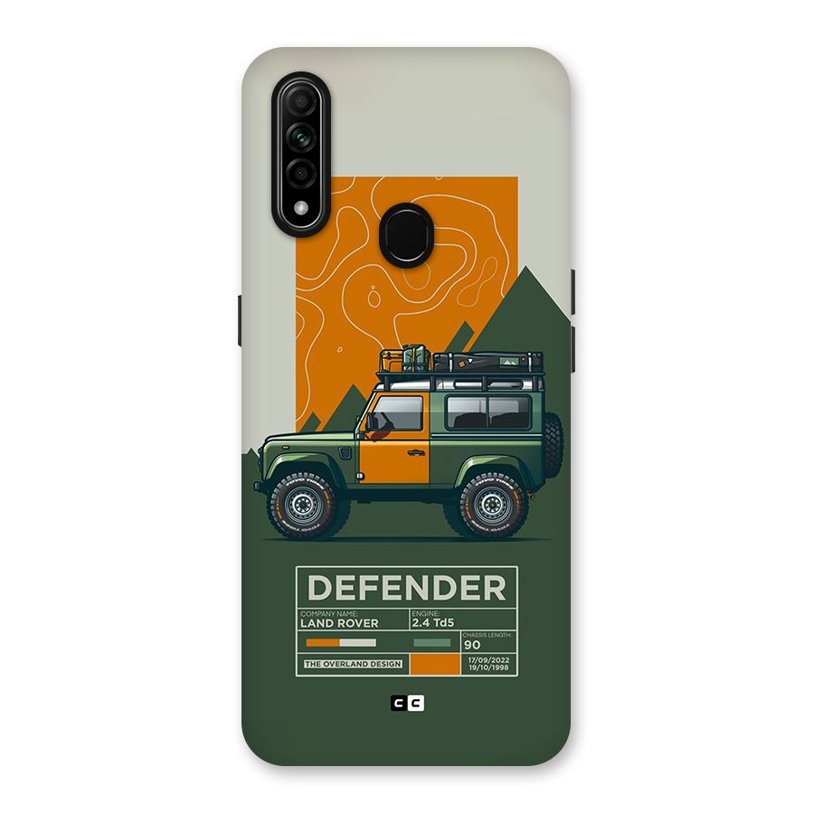 The Defence Car Back Case for Oppo A31