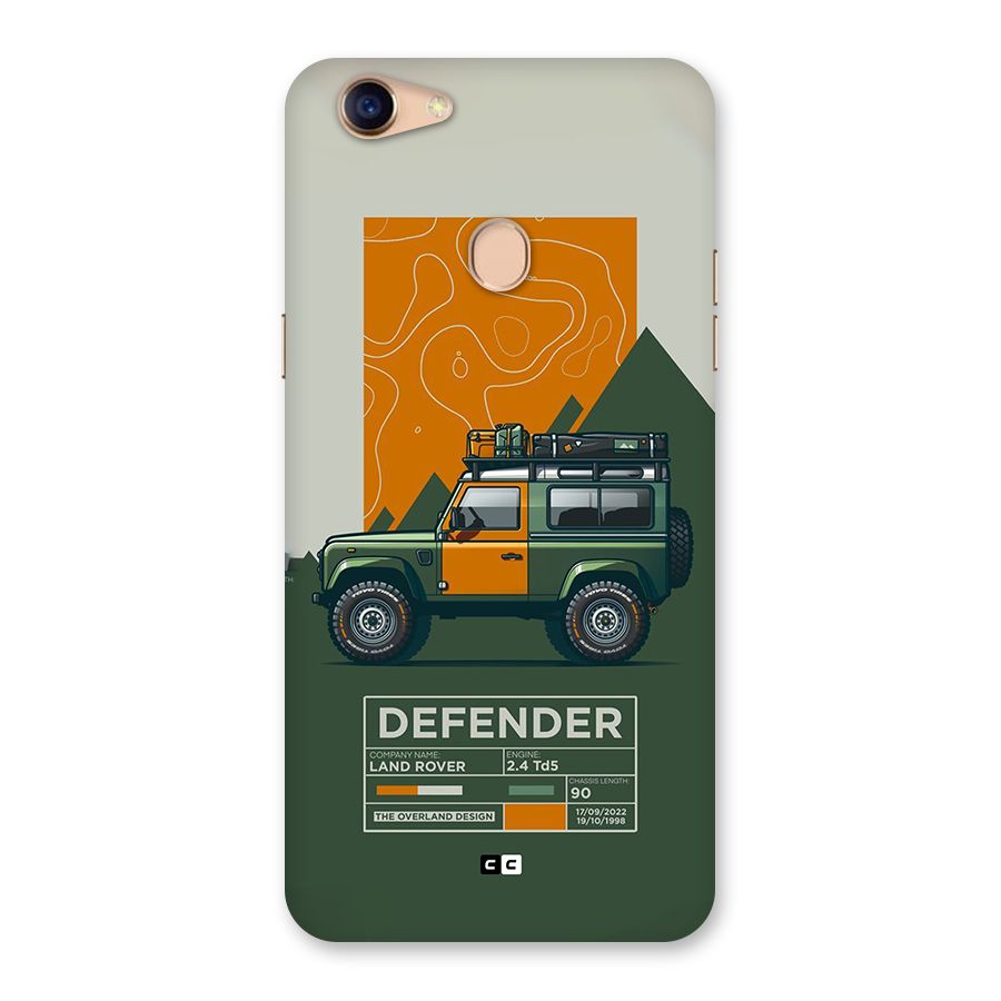 The Defence Car Back Case for Oppo F5 Youth