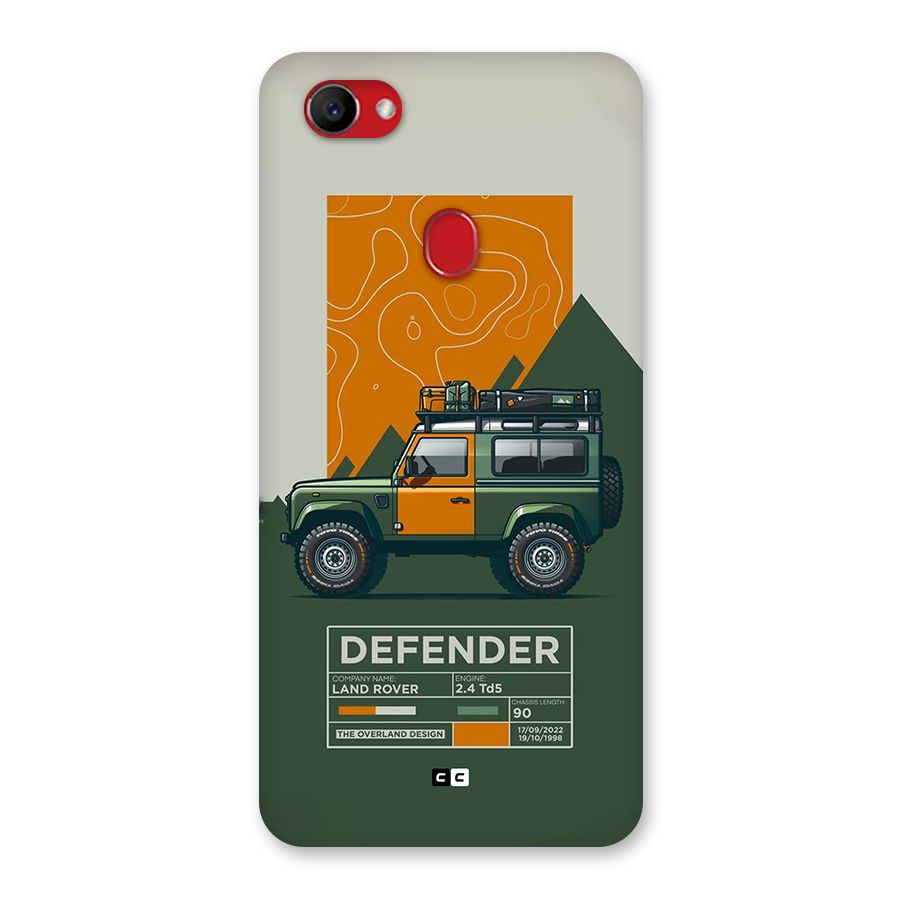 The Defence Car Back Case for Oppo F7