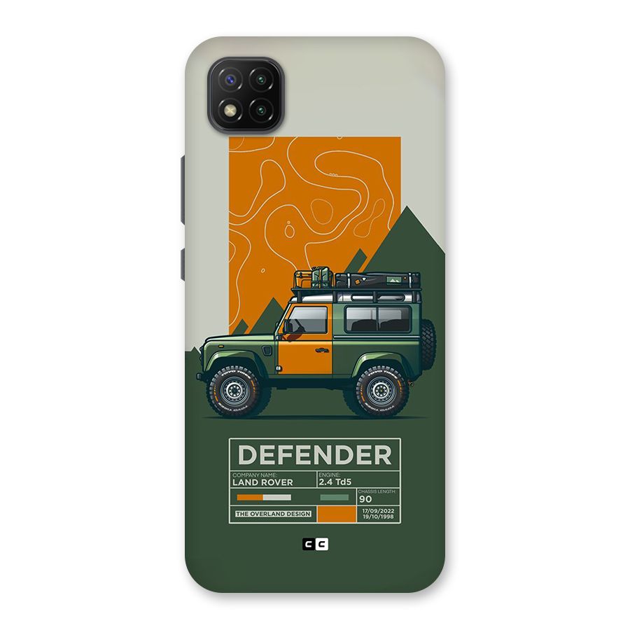 The Defence Car Back Case for Poco C3
