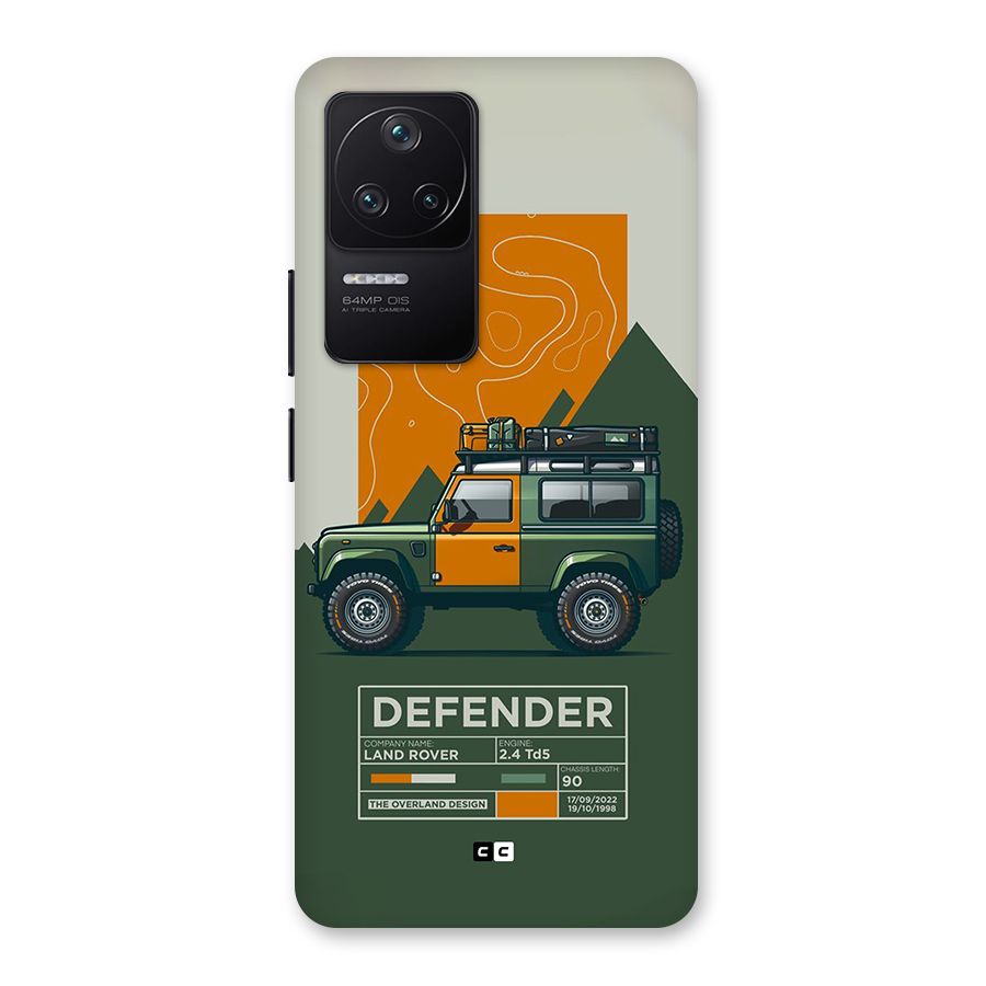 The Defence Car Back Case for Poco F4 5G