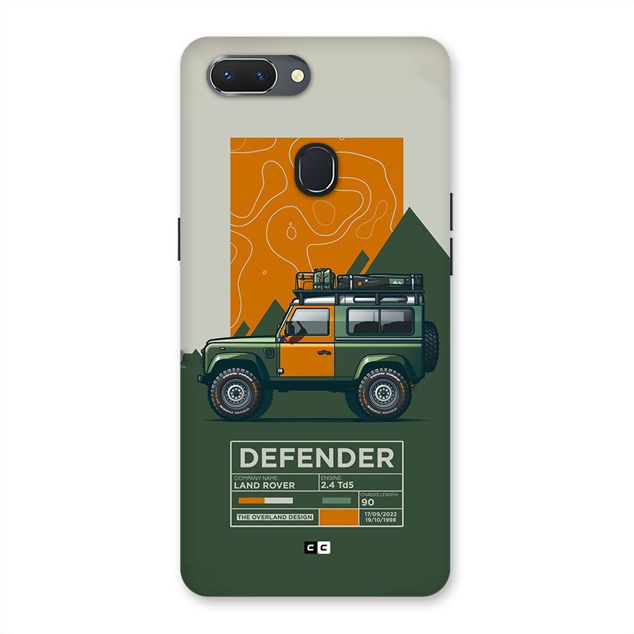 The Defence Car Back Case for Realme 2