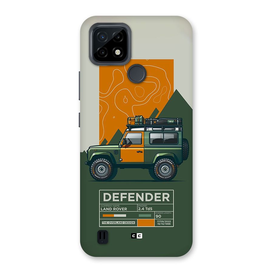 The Defence Car Back Case for Realme C21