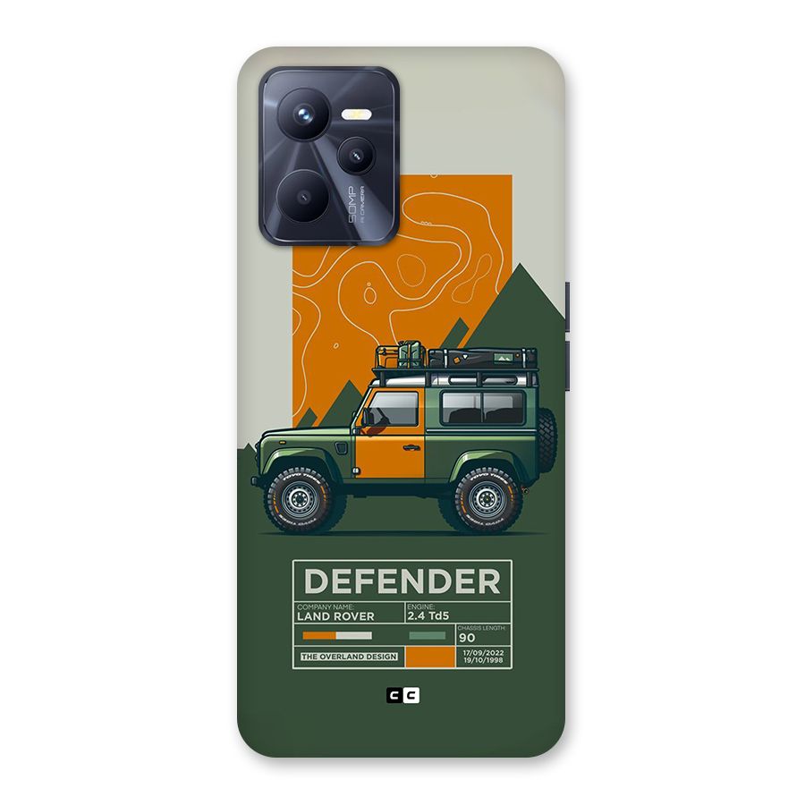 The Defence Car Back Case for Realme C35