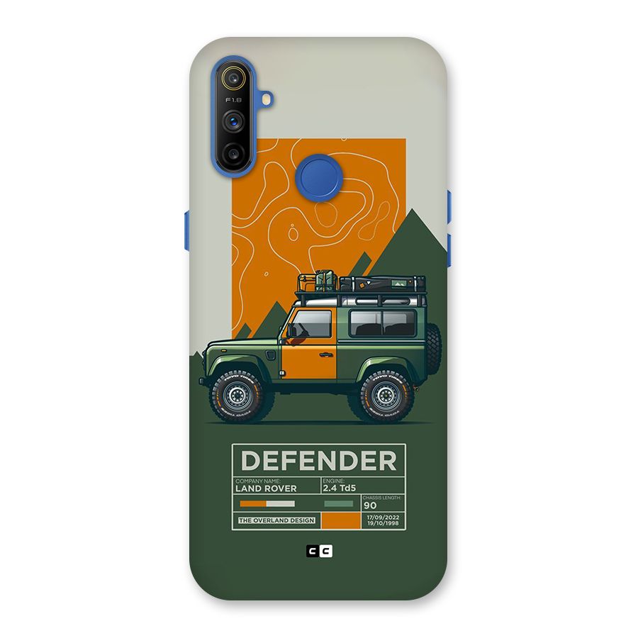 The Defence Car Back Case for Realme Narzo 10A