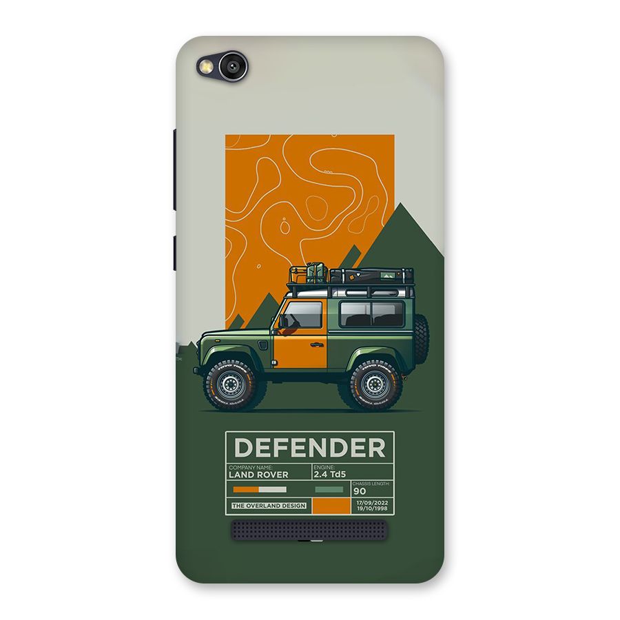 The Defence Car Back Case for Redmi 4A