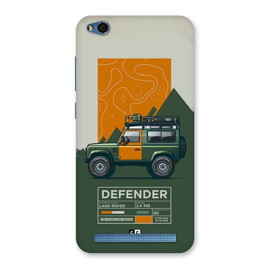 The Defence Car Back Case for Redmi 5A