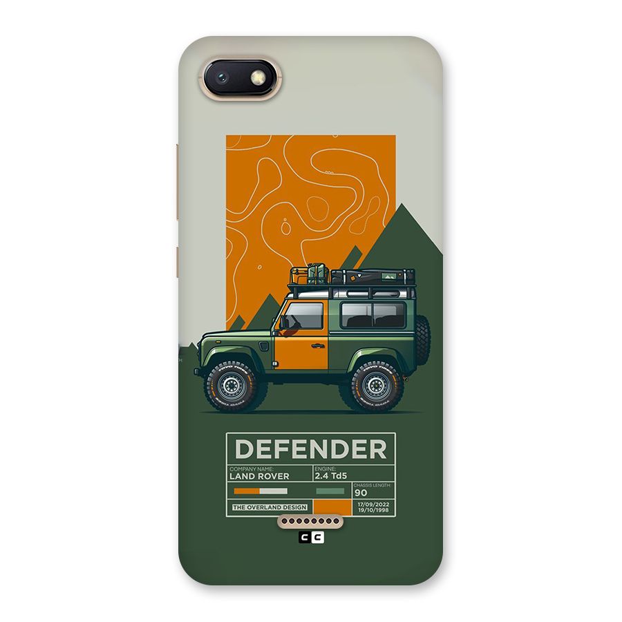 The Defence Car Back Case for Redmi 6A